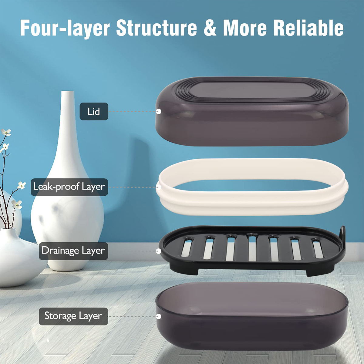 Portable Bathroom Soap Holder  – Home Bathroom Organizer recenzja i cena