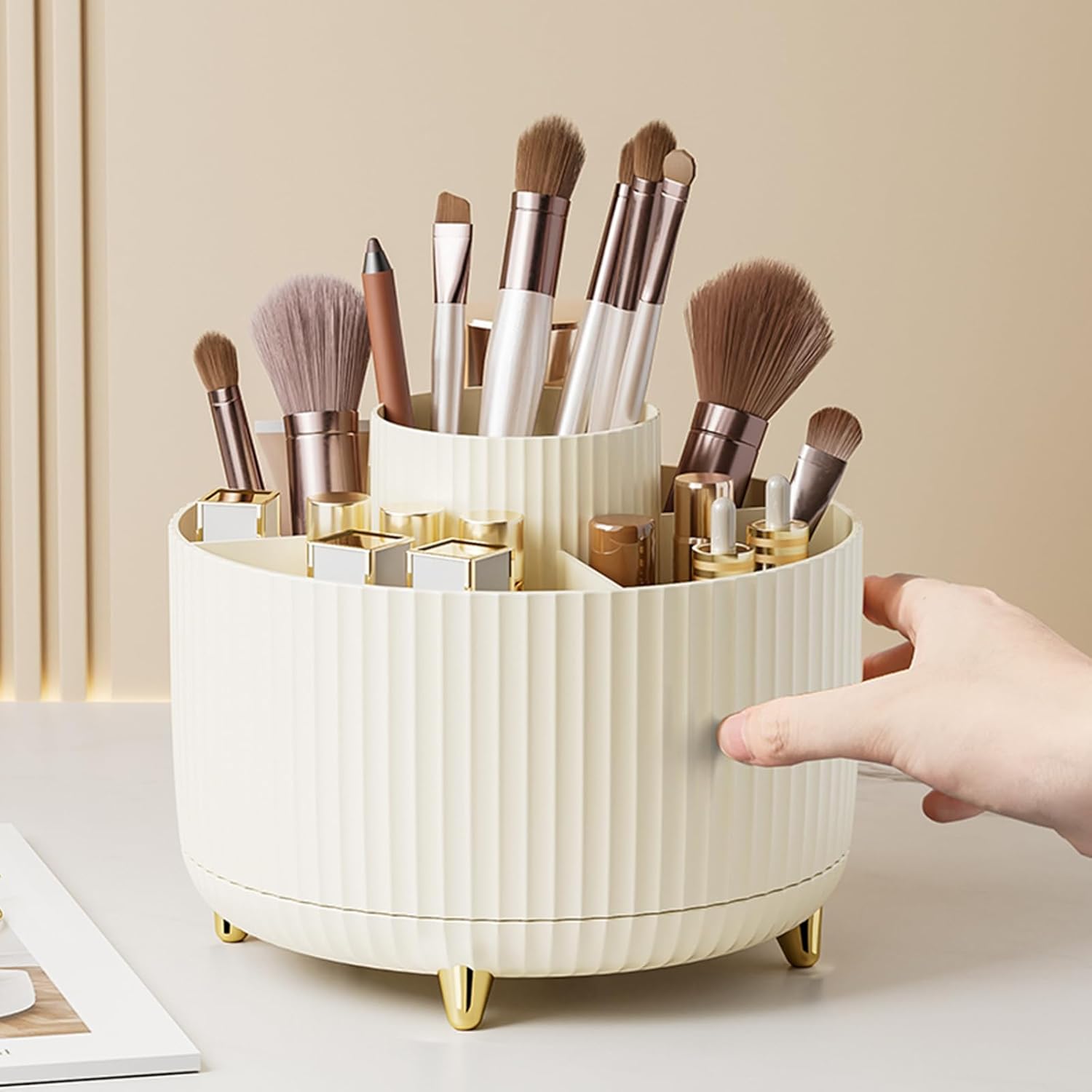 360° Rotating Makeup Cosmetic  – Home Bathroom Organizer recenzja i cena