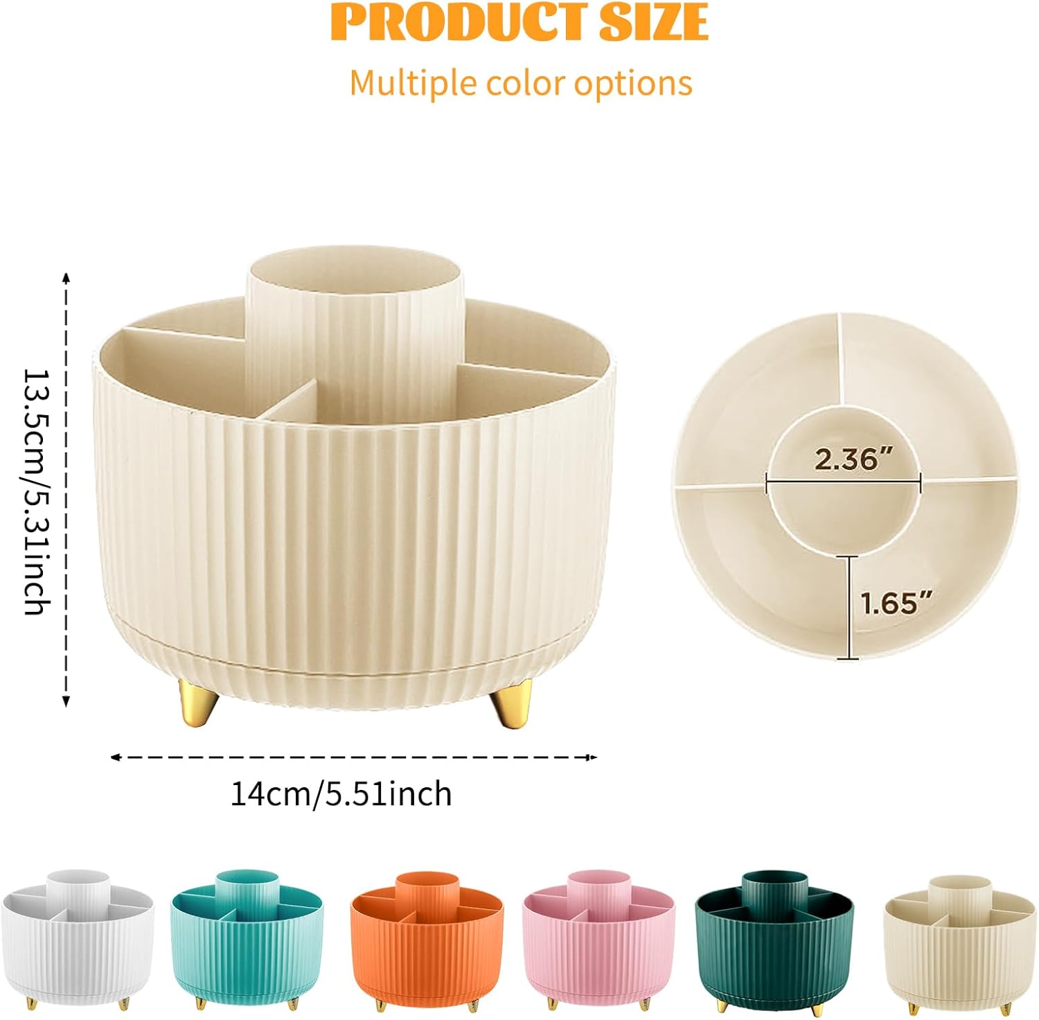 360° Rotating Makeup Cosmetic  – Home Bathroom Organizer recenzja i cena
