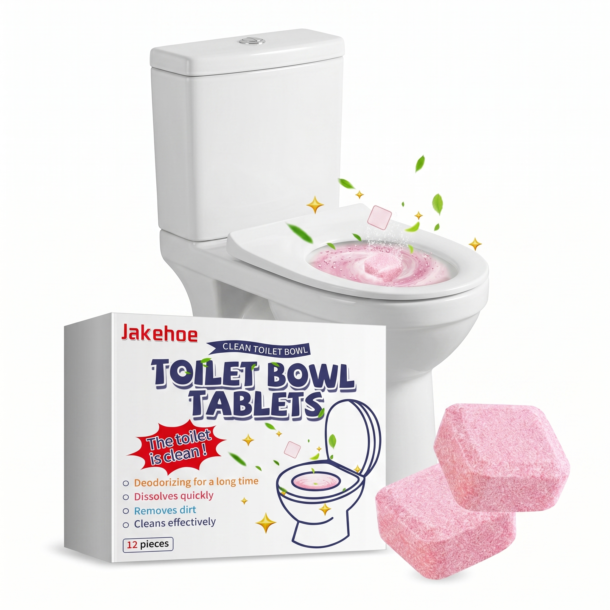 12pcs Toilet Cleaning Tablet R – Home Bathroom With Urinal recenzja i cena